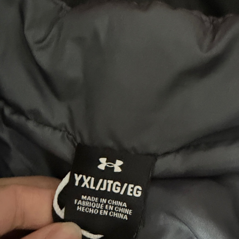 Under Armour Youth Red and Black 3 in 1 Winter Jacket - Picture 2 of 5